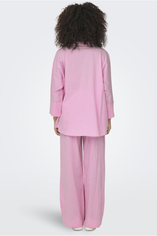ONLAUGUSTA SHIRT WVN 15347661 BONBON/CLOUD DANCER